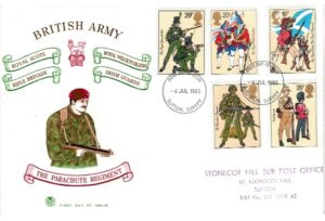 FDC WOJSKO ANGLIA MI.956-960