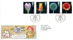 FDC KWIATY ANGLIA MI.1097-1100 NR1