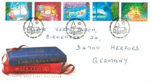 FDC BOŻE NARODZENIE ANGLIA MI.1126-1130