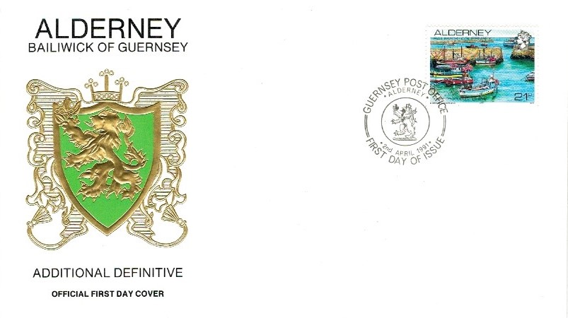 FDC MARYNISTYKA ALDERNEY MI.48