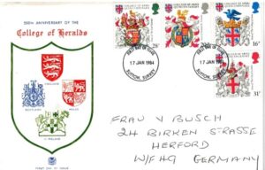 FDC HERBY ANGLIA MI.975-978