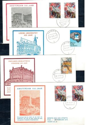 FDC ROCZNICA HOLANDIA MI.1043-1046