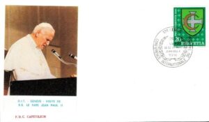 WIZYTA JANA PAWŁA II SZWAJCARIA-GENEVA