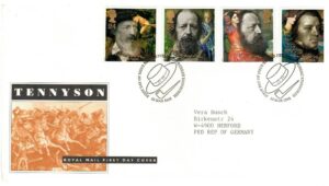 FDC SŁAWNI LUDZIE ANGLIA MI.1392-1395 NR2