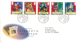 FDC LITERATURA ANGLIA MI.1409-1413