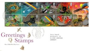 FDC NA SZCZĘŚCIE ANGLIA MI.1310-1319 NR2