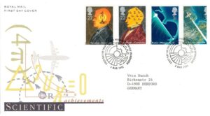 FDC SŁAWNI LUDZIE ANGLIA MI.1320-1323