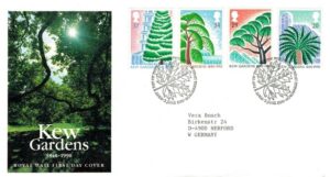 FDC OGRODY ANGLIA MI.1270-1273