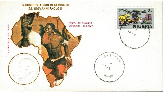 WIZYTA JANA PAWŁA II NIGERIA-ONITSHA