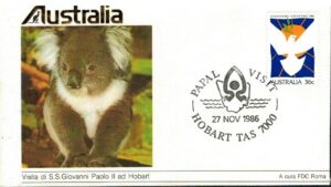 WIZYTA JANA PAWŁA II AUSTRALIA-HOBART