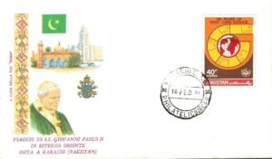 WIZYTA JANA PAWŁA II PAKISTAN-SOSTA A KARACHI