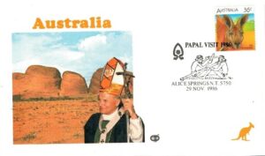 WIZYTA JANA PAWŁA II AUSTRALIA-ALICE SPRINGS