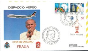 WIZYTA JANA PAWŁA II CZECHOSŁOWACJA-PRAGA