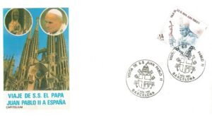WIZYTA JANA PAWŁA II HISZPANIA-BARCELONA