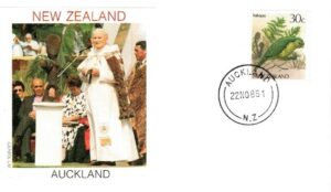 WIZYTA JANA PAWŁA II NOWA ZELANDIA-AUCKLAND