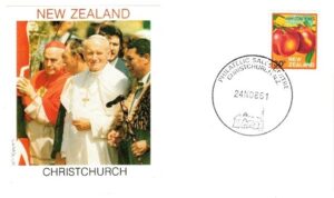 WIZYTA JANA PAWŁA II NOWA ZELANDIA-CHRISTCHURCH