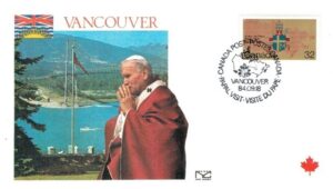 WIZYTA JANA PAWŁA II KANADA-VANCOUVER