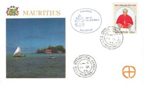 WIZYTA JANA PAWŁA II MAURITIUS- AIRPORT