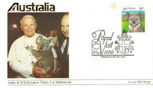 WIZYTA JANA PAWŁA II AUSTRALIA-MELBOURNE