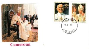 WIZYTA JANA PAWŁA II KAMERUN KOPERTA