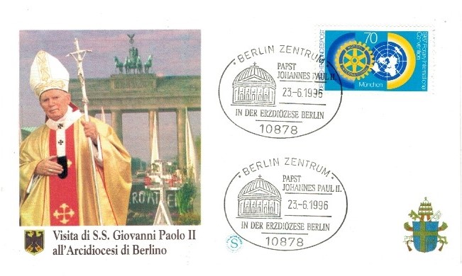 WIZYTA JANA PAWŁA II NIEMCY-BERLIN KOPERTA