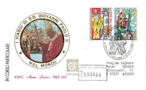 WIZYTA JANA PAWŁA II PIELGRZYMKA DO EGIPTU KOPERTA