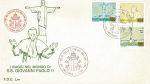 WIZYTA JANA PAWŁA II WATYKAN KOPERTA