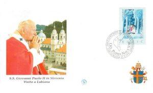 WIZYTA JANA PAWŁA II SŁOWENIA-LUBIANA KOPERTA