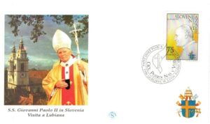 WIZYTA JANA PAWŁA II SŁOWENIA-LUBIANA KOPERTA