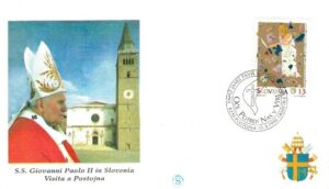 WIZYTA JANA PAWŁA II SŁOWENIA-POSTOJNA KOPERTA