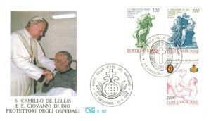 WIZYTA JANA PAWŁA II WATYKAN KOPERTA