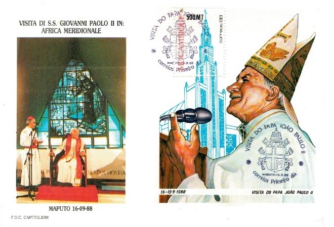 WIZYTA JANA PAWŁA II AFRYKA-MAPUTO KOPERTA