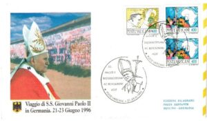 WIZYTA JANA PAWŁA II WATYKAN-NIEMCY KOPERTA