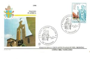 WIZYTA JANA PAWŁA II AFRYKA KOPERTA