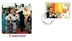 WIZYTA JANA PAWŁA II KAMERUN-BAMENDA KOPERTA