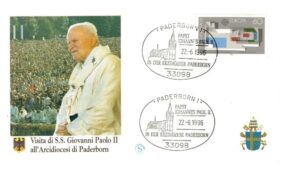 WIZYTA JANA PAWŁA II NIEMCY-PADERBORN KOPERTA
