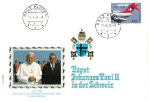 WIZYTA JANA PAWŁA II SZWAJCARIA-KLOTEN