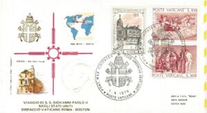 WIZYTA JANA PAWŁA II USA-BOSTON KOPERTA
