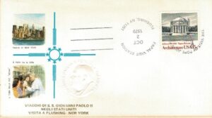 WIZYTA JANA PAWŁA II USA-NEW YORK FLUSHING KOPERTA
