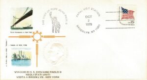 WIZYTA JANA PAWŁA II USA-NEW YORK BROOKLYN KOPERTA