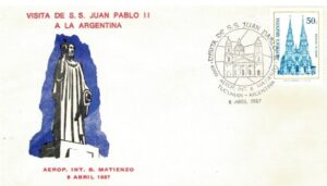 WIZYTA JANA PAWŁA II ARGENTYNA-TUCUMAN KOPERTA