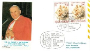 WIZYTA JANA PAWŁA II HISZPANIA-AVILA