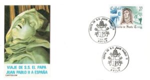 WIZYTA JANA PAWŁA II HISZPANIA-AVILA