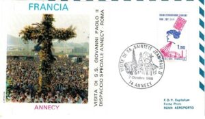 WIZYTA JANA PAWŁA II FRANCJA-ANNECY