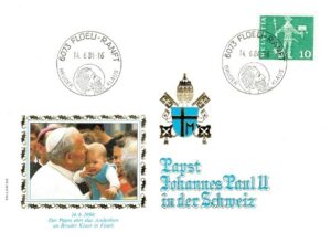 WIZYTA JANA PAWŁA II SZWAJCARIA-FLUELI RANFT