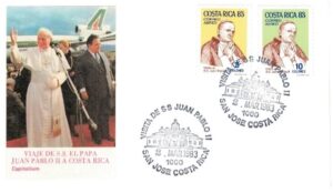 WIZYTA JANA PAWŁA II KOSTARYKA-SAN JOSE