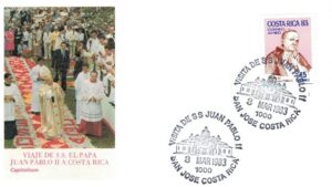 WIZYTA JANA PAWŁA II KOSTARYKA-SAN JOSE