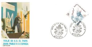WIZYTA JANA PAWŁA II HISZPANIA-MADRYT