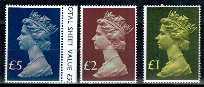 KRÓLOWA ELŻBIETA II ANGLIA MI.732-734**