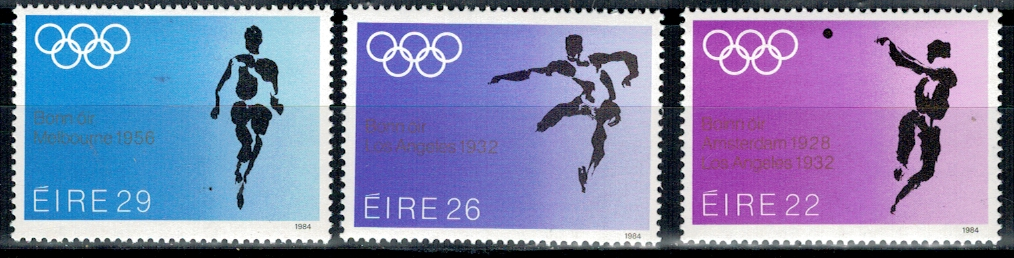 OLIMPIADA LETNIA IRLANDIA MI.542-544**